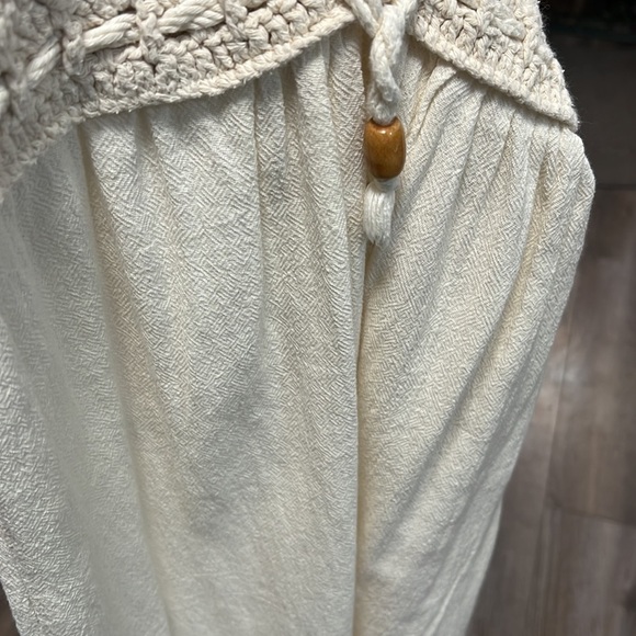 BOHO CROCHET COTTON BOHO MINI DRESS SIZE XS - Picture 14 of 14